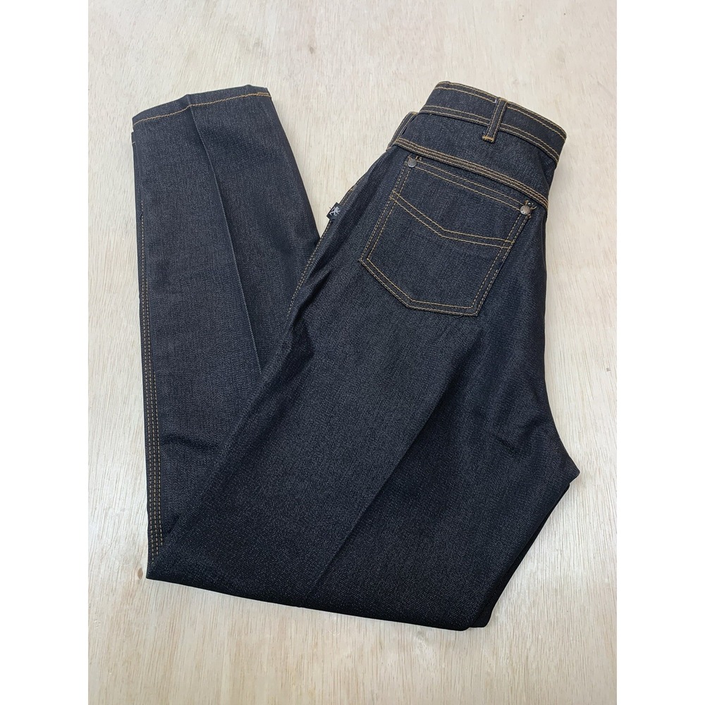 Braxton Jeans Womens Size 12 Approx‎ 28x31 Blue Straight Leg High Rise 80s Mom - Picture 4 of 8